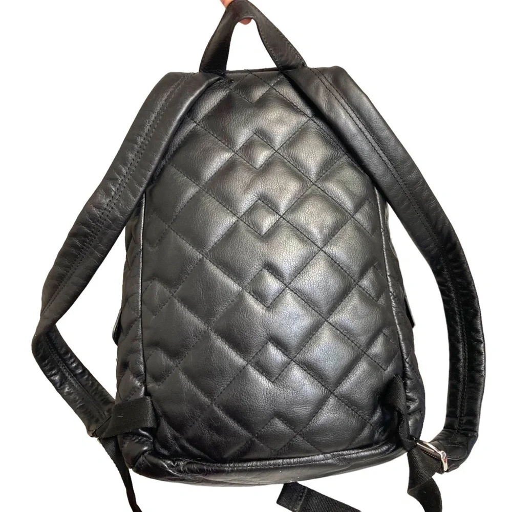Marc by Marc jacobs domo rider quilted black leather backpack revolve